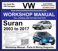 VW Suran Workshop Service Repair Manual